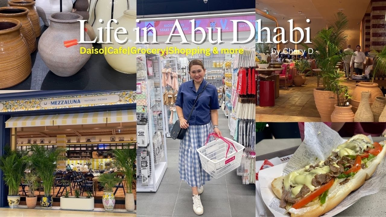 🇦🇪 DAISO finds 🍽️ Aesthetic Cafes ☕ Grocery 🛒 Shopping 🛍️ Restocking & organizing 🧻Life in Abu Dhabi