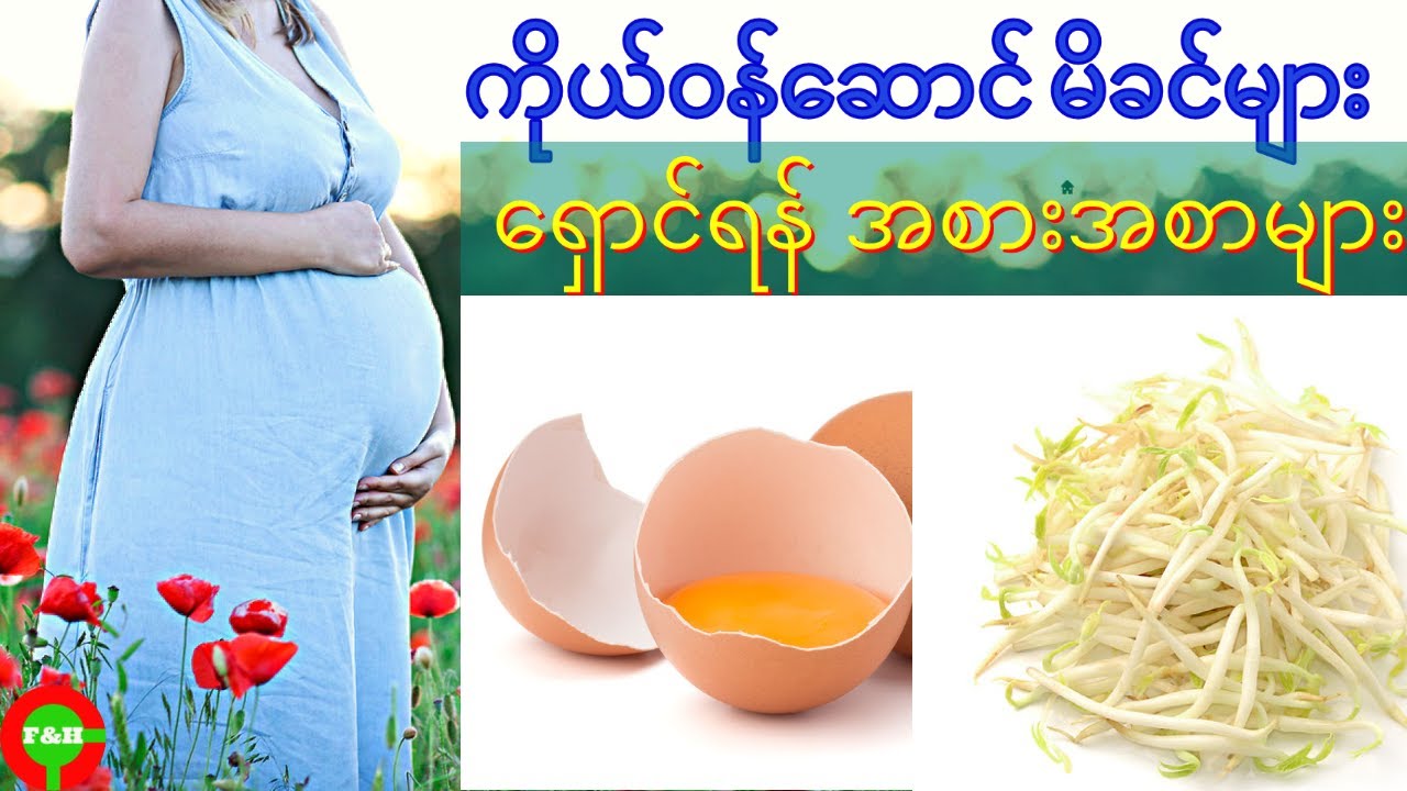 ကိုယ်ဝန်ဆောင် မိခင်များ နှင့် ရှောင်ရန်အစားအစာများ