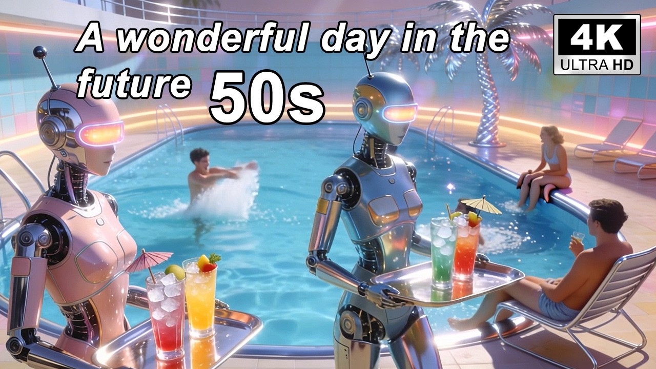 A wonderful day in the future of the fifties (AI)