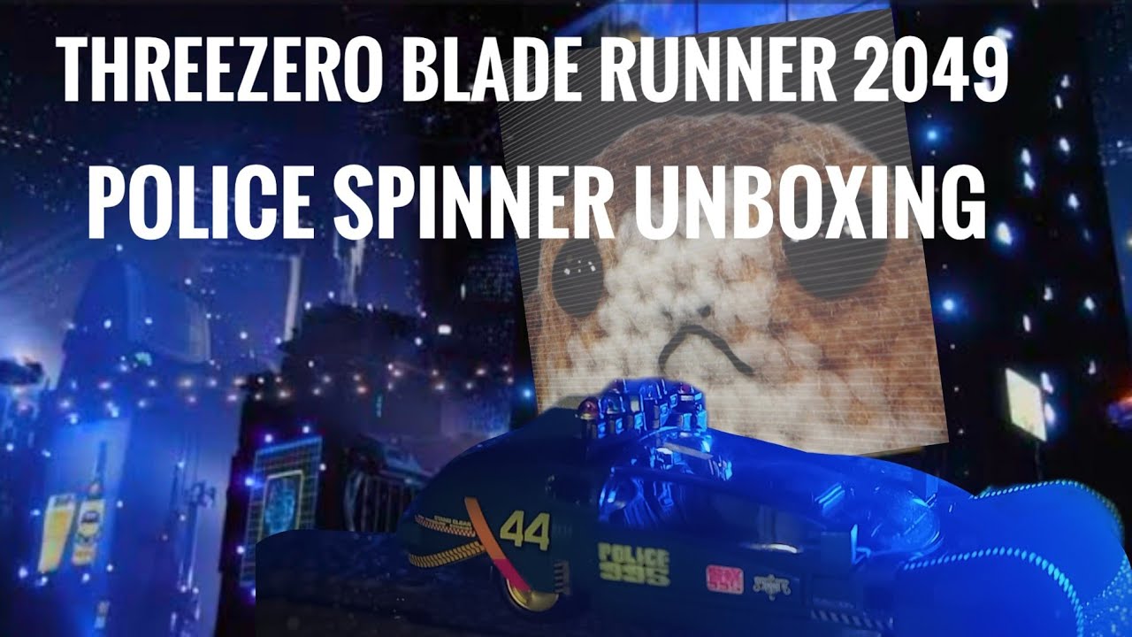 threezero Blade Runner 2049 Police Spinner opening