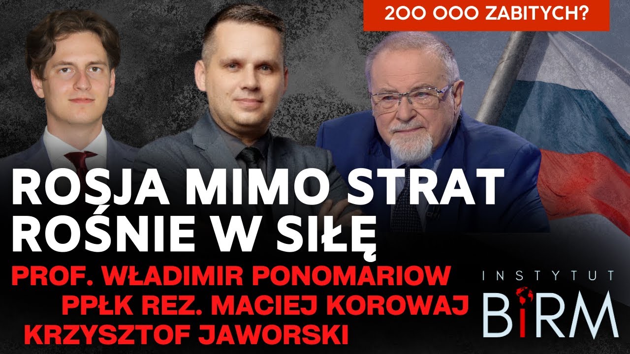 Jak długo Rosja da radę&nbsp;ponosić koszty wojny w Ukrainie? - prof. W. Ponomariow, płk Maciej Korowaj