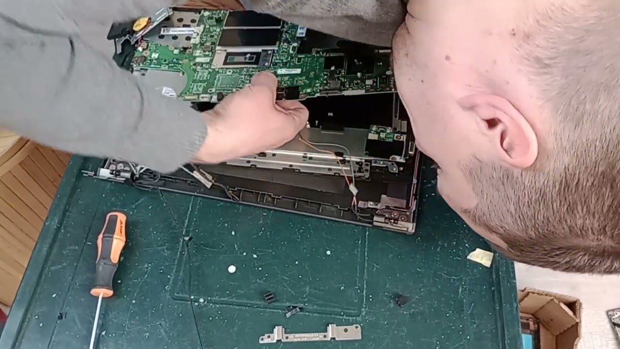 Lenovo ThinkPad L450 - disassembly replace LCD screen motherboard keyboard palmrest bottom case.