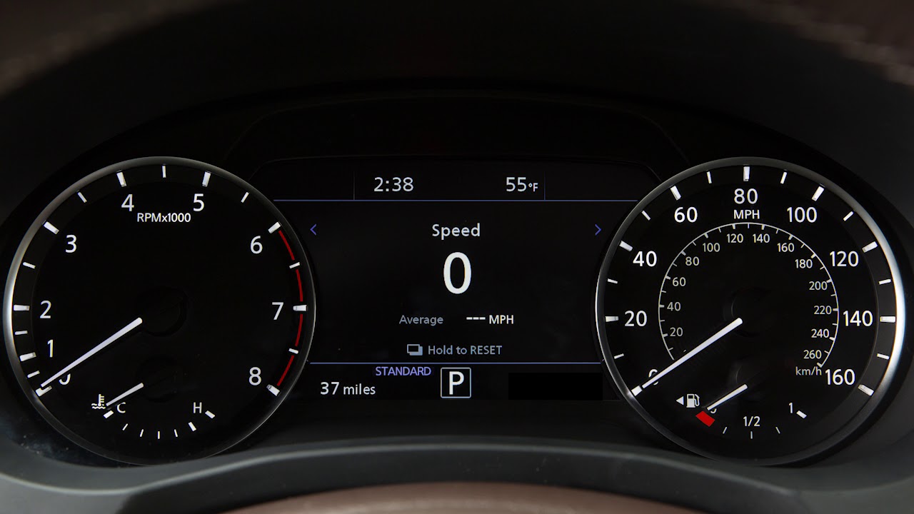 2019 INFINITI QX50 - Vehicle Information Display
