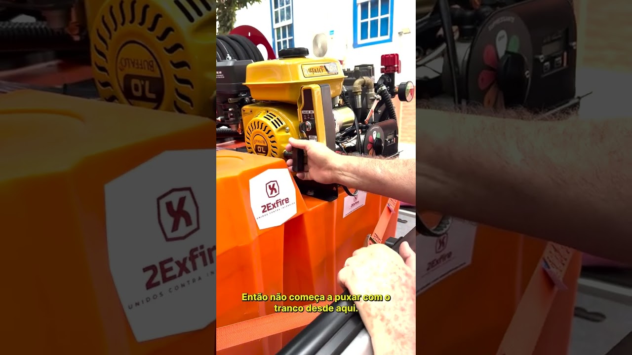 Ligar Motobomba - EXF_400 / Equipamento Portátil de Combate a Incêndios