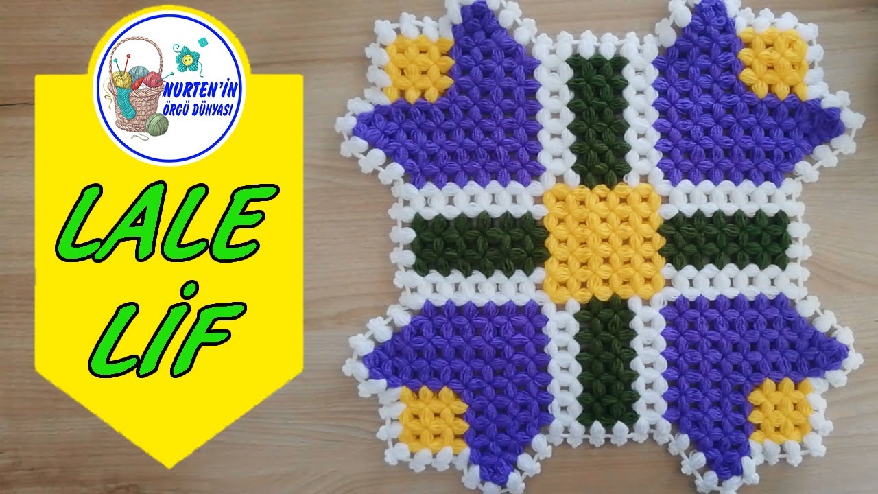 Tam Çeyizlik Bir Lif 🌷 Lale Lif Modeli Yapılışı | lif modelleri ve yapılışları T:Emineyle Örgüler