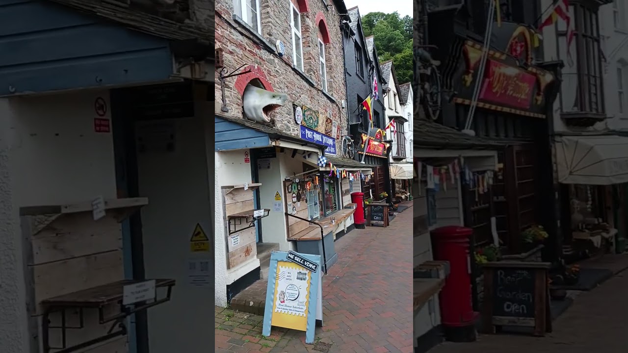 Lynmouth in Devon is deserted #devon #sea #travel