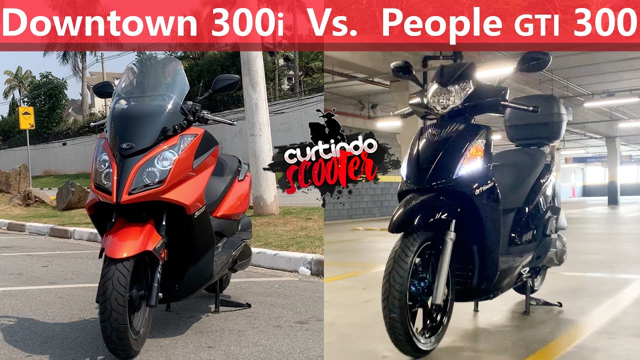 Comparativo Kymco Downtown 300I Vs. People GTI 300