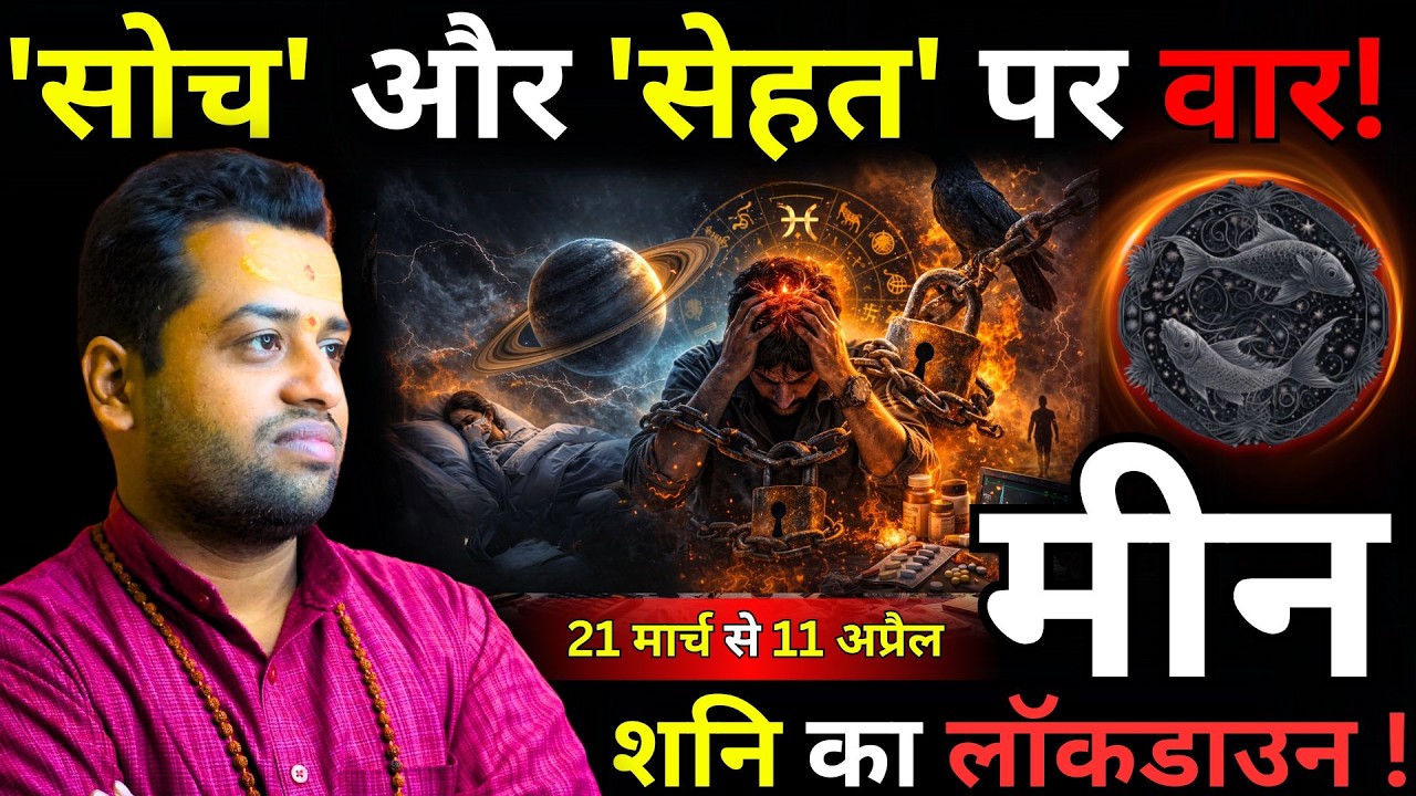 मीन राशि : सोच और सेहत पर वार | शनि अस्त Meen Rashi Shani Ast 21 March 2026
