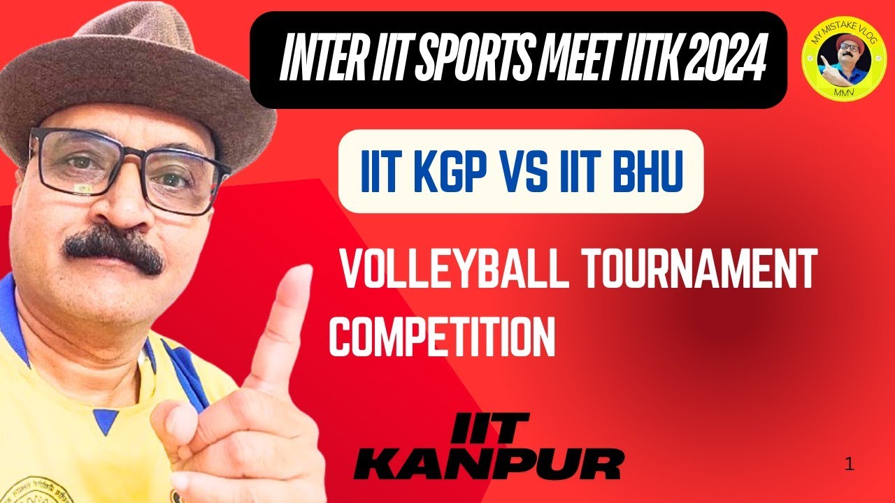 IIT KGP vs IIT BHU 👈INTER IIT SPORTS MEET 2024 👈IIT KANPUR 🤔Indian Institute of Technology Sports