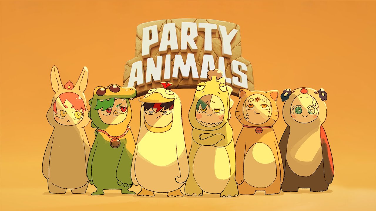 【Party Animals】6試合 同時再生してみた【癒し動画】