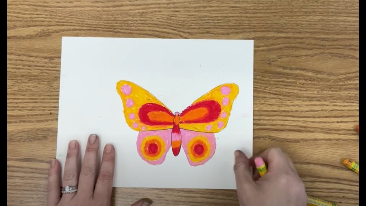Scratch Art Butterfly Lesson 1