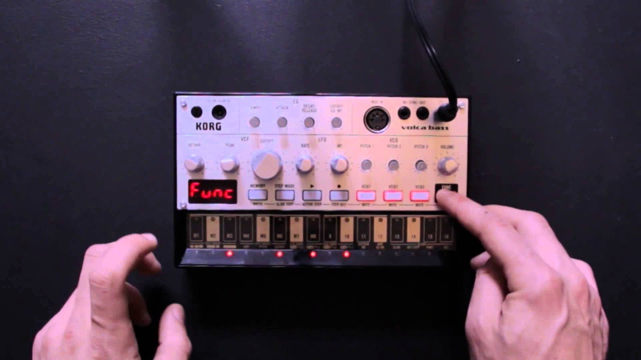 KORG Volca Bass - Making Bass