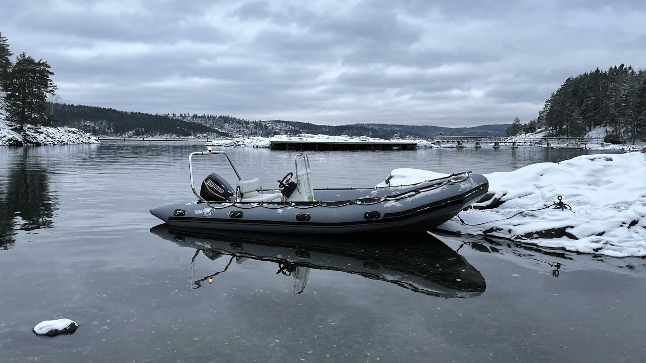 RIB in the ice cold waters of Norway-Zodiac MilPro 550