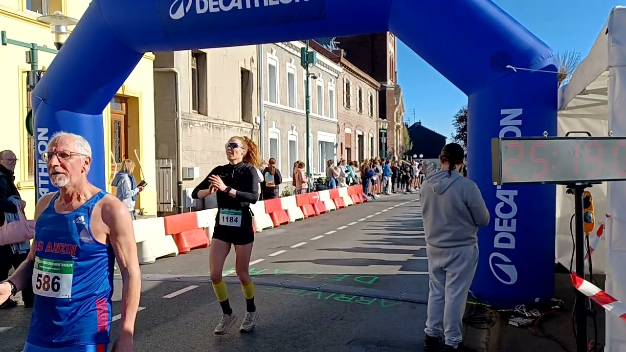 Course de la RHONELLE 2025 Aulnoy lez Valenciennes  arrivée 5 km
