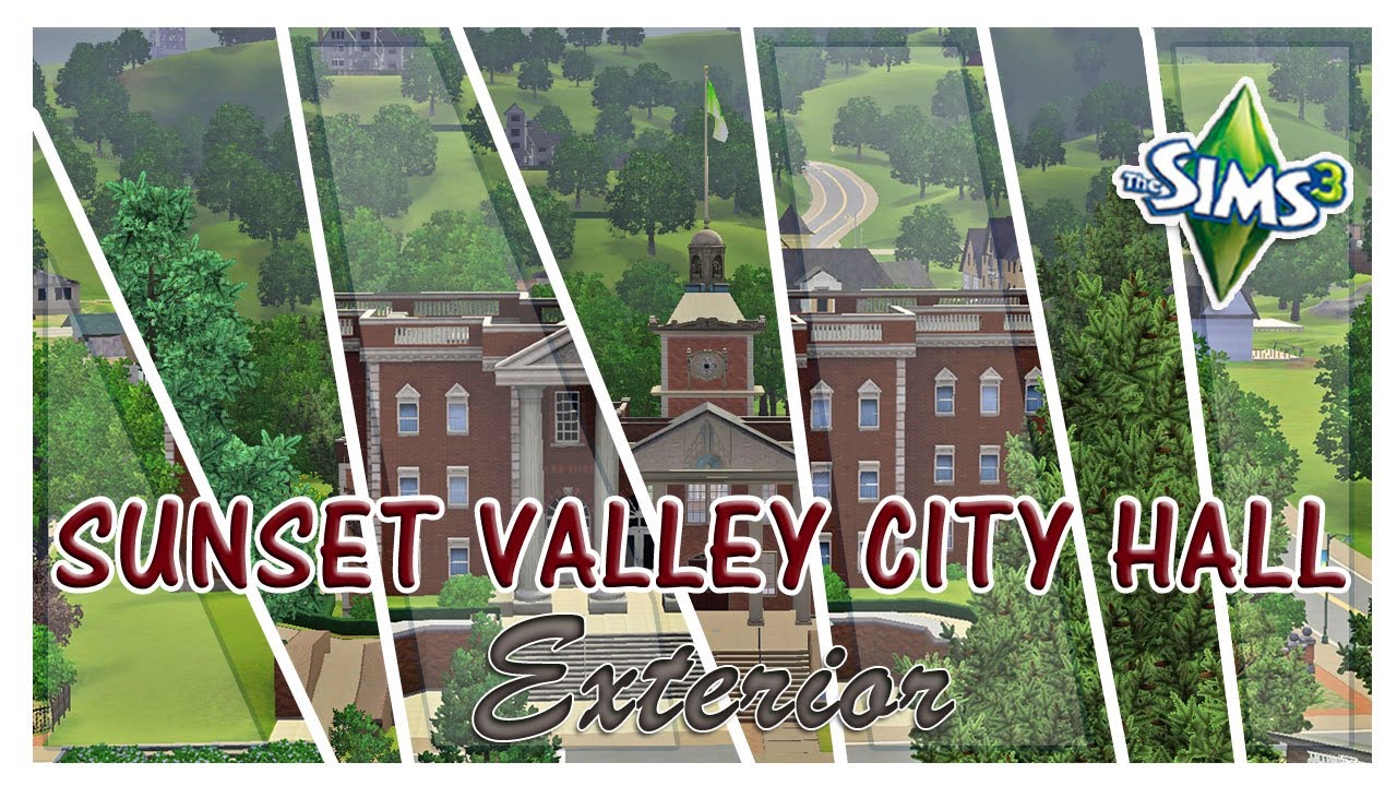SIMS 3 // Renovating in SV // CITY HALL