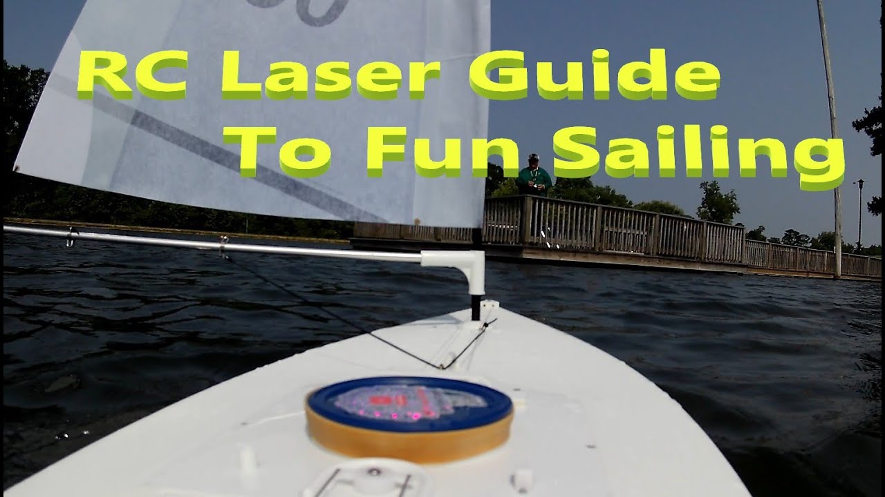 RC Laser Sailing in Shifty Winds, Giving How To RC Sail Tips Eastgate Park  #rclaser #rcsailing