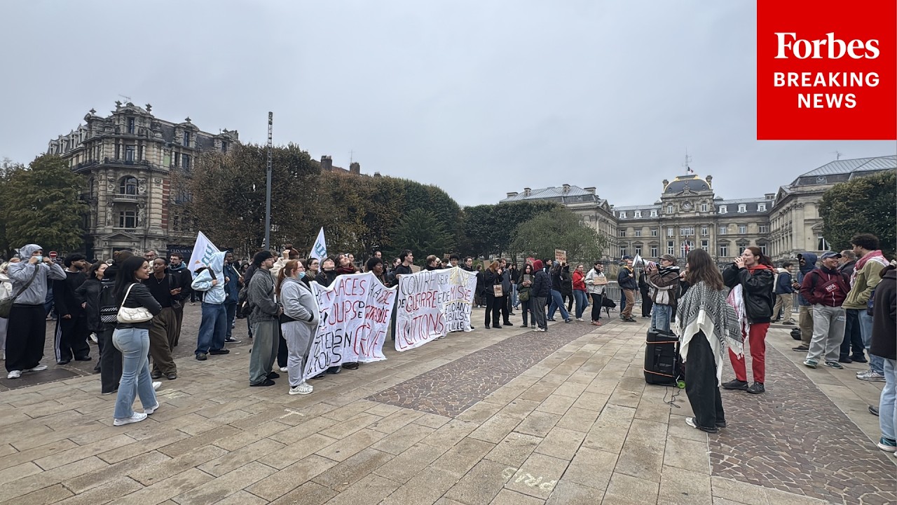 WATCH: French Citizens Protest Against High Living Costs In Lille