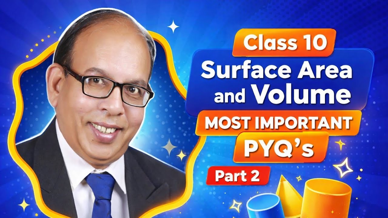 Class 10 Surface area and volume most important PYQ's' part 2 