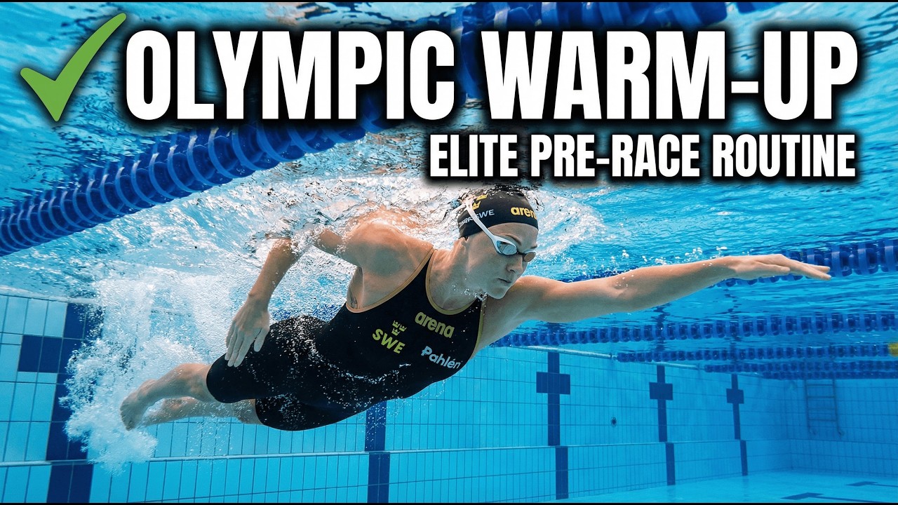 How Olympic Swimmers Warm Up the Day Before Racing | Elite Pre-Competition Training