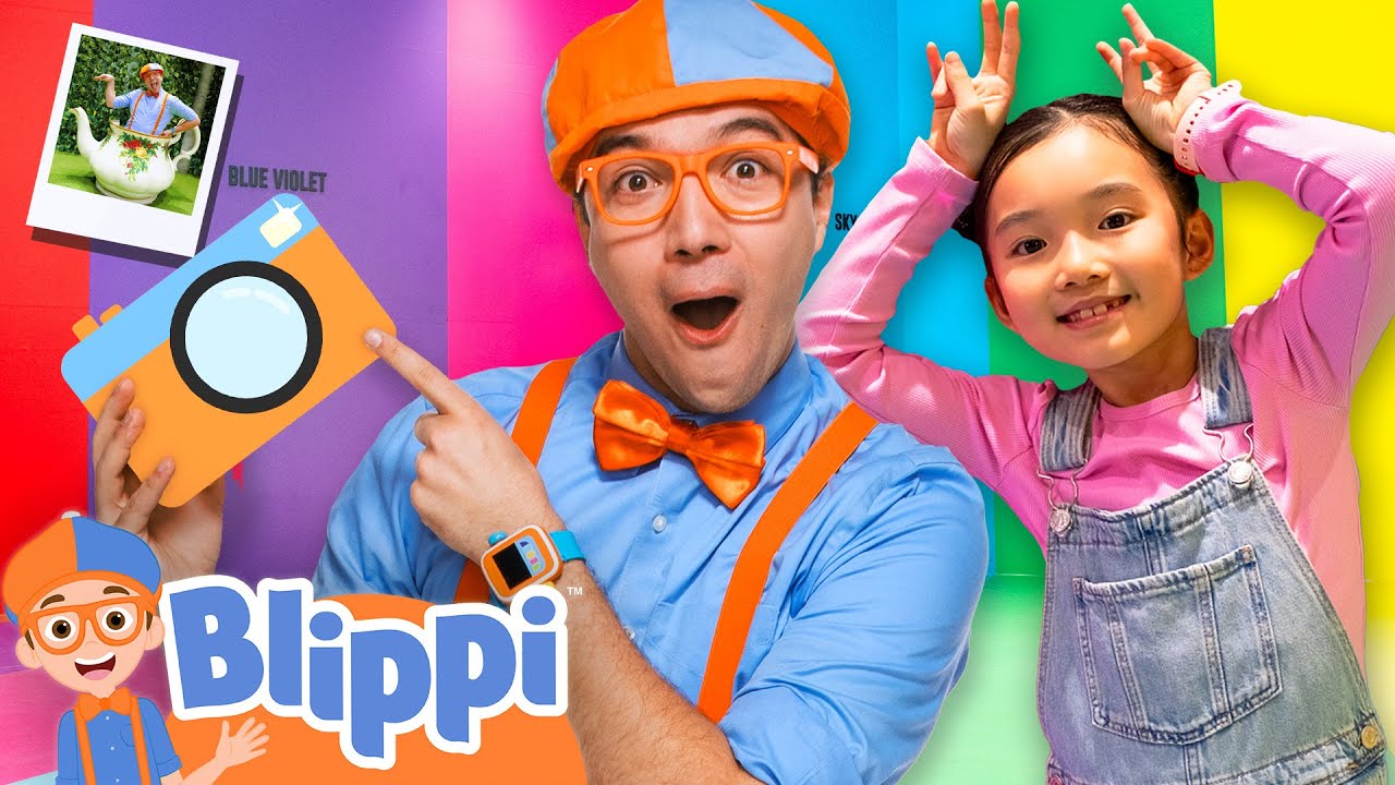 Blippi and Emma&rsquo;s Funny Photo Hunt at the Trick Eye Museum! 📸