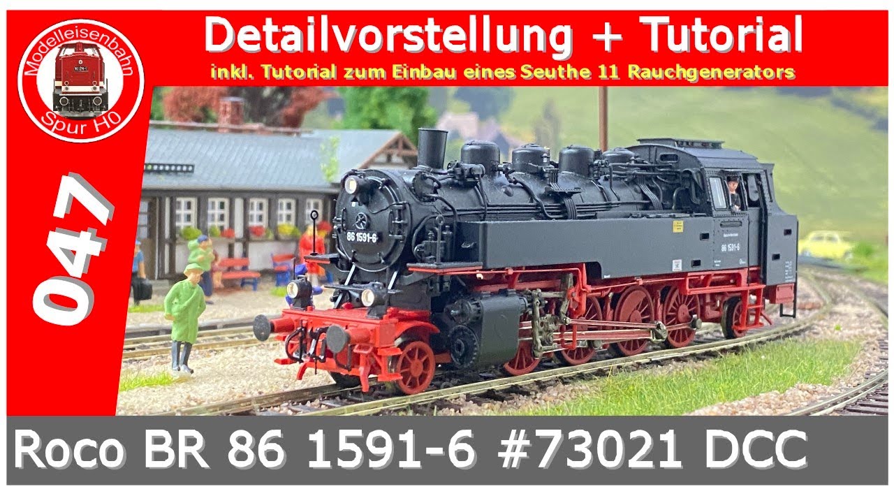 Roco BR86 #73021 DR DCC digital Sound Licht Pufferkondensator Dampflok