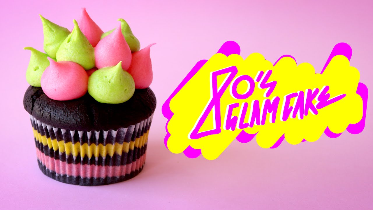 80's Glam Cupcake | The Scran Line