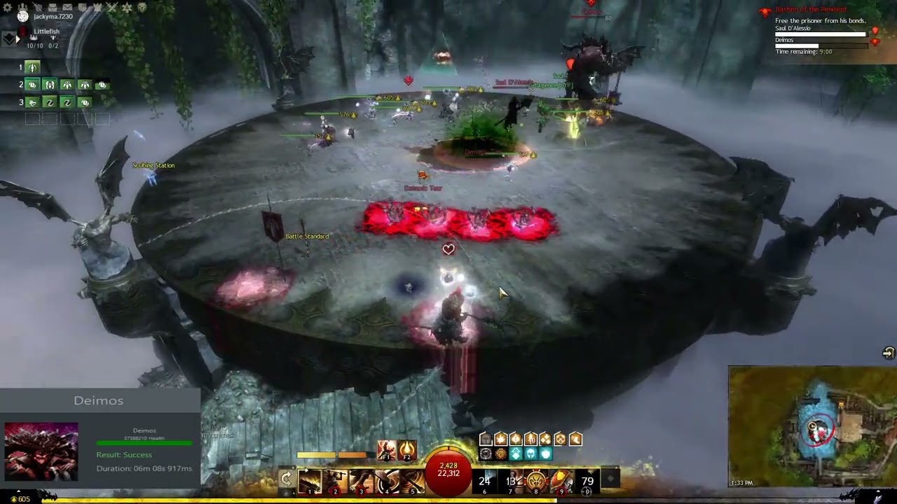 GW2 spb hand kite practice