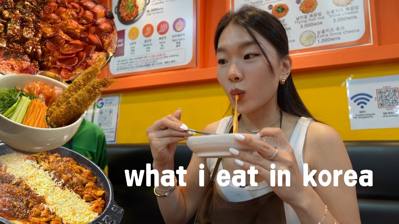 what i eat in a week in KOREA!