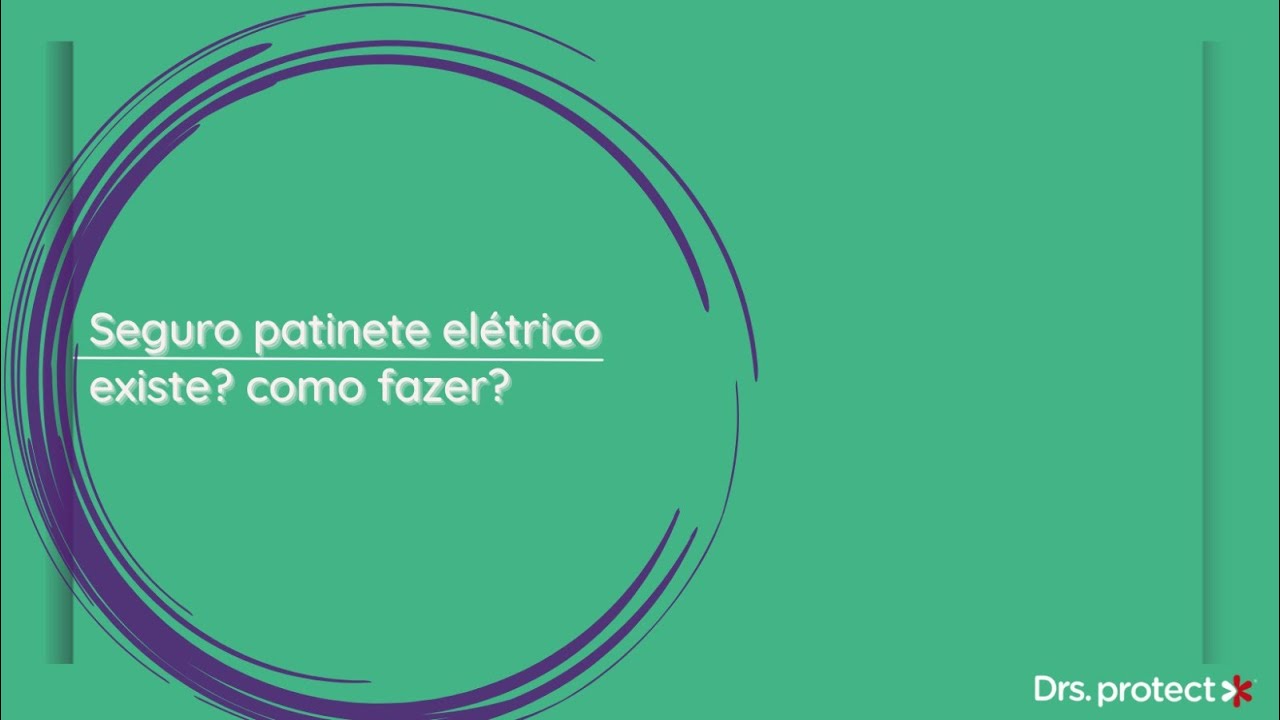 Seguro patinete el&eacute;trico: existe? como funciona?