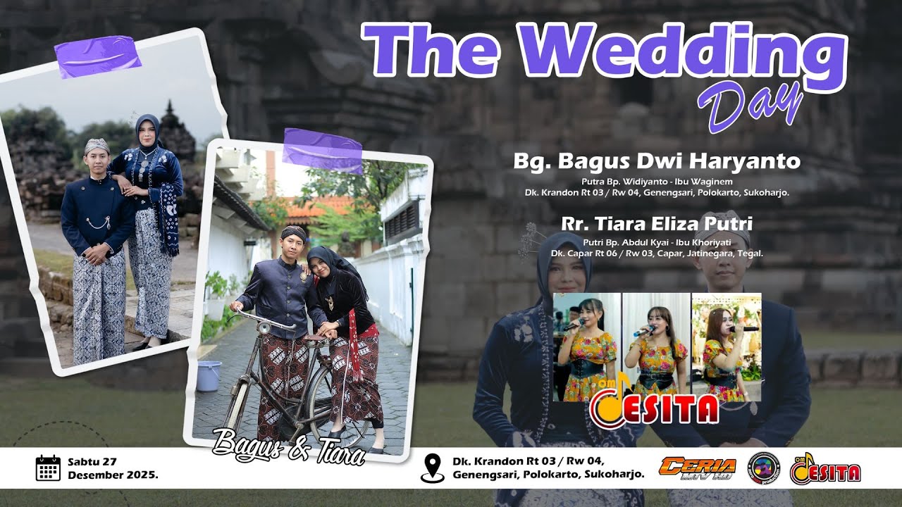 🔴📡LIVE OM. DESITA   ||  THE WEDDING BAGUS &  TIARA   ||   AEROMAX  AUDIO    ||   CERIA MTV HD