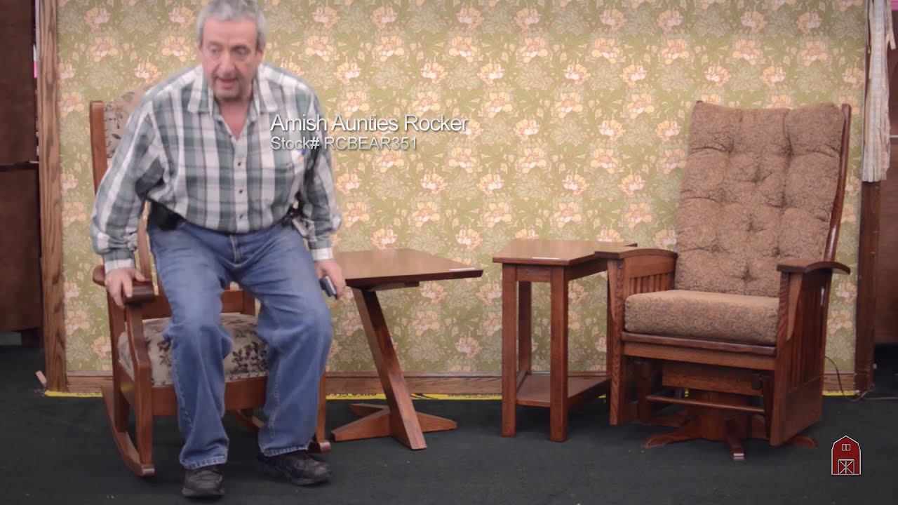 IN STOCK 150 Different Models USA MADE Barn Furniture Hand Made Rocking Chairs & Gliders August 2022