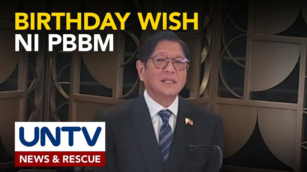 Pangulong Ferdinand Marcos Jr., may birthday wish para sa mga Pinoy