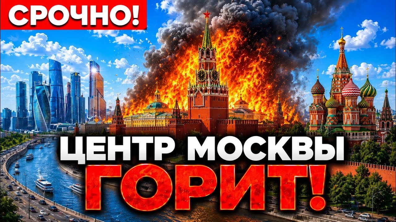 🔴 СРОЧНО! ВЗОРВАН ЦЕНТР МОСКВЫ &mdash; 700 РАКЕТ и ДРОНОВ В НЕБЕ, КРЕМЛЬ В ПАНИКЕ!