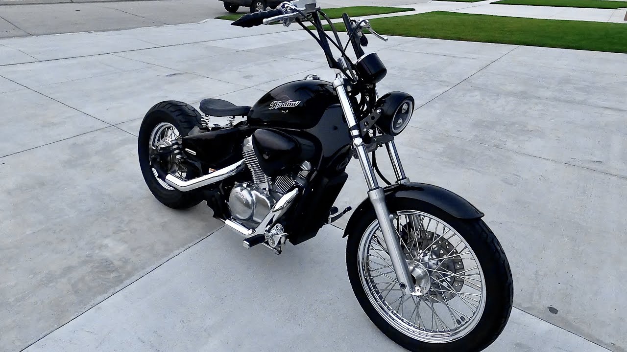 HONDA SHADOW VLX 600 / ОБЗОР ДЕШЕВОГО БОББЕРА!