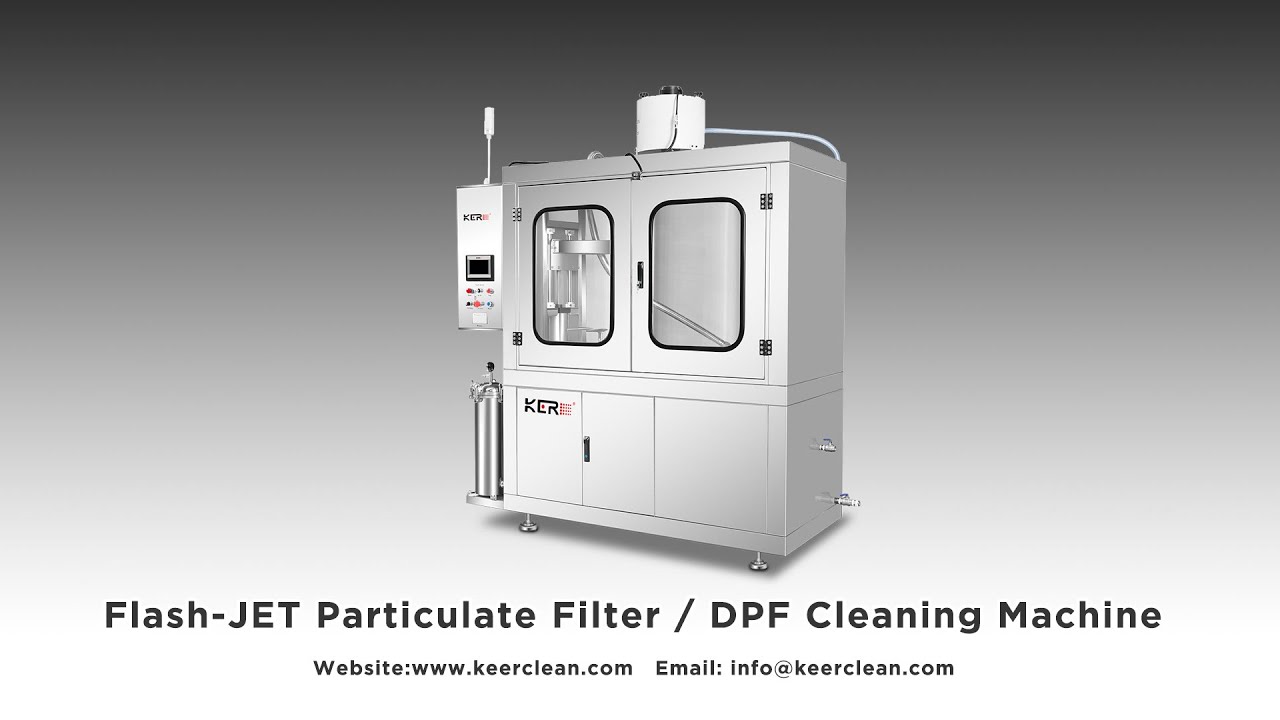 Flash-JET particulate filter cleaning machine