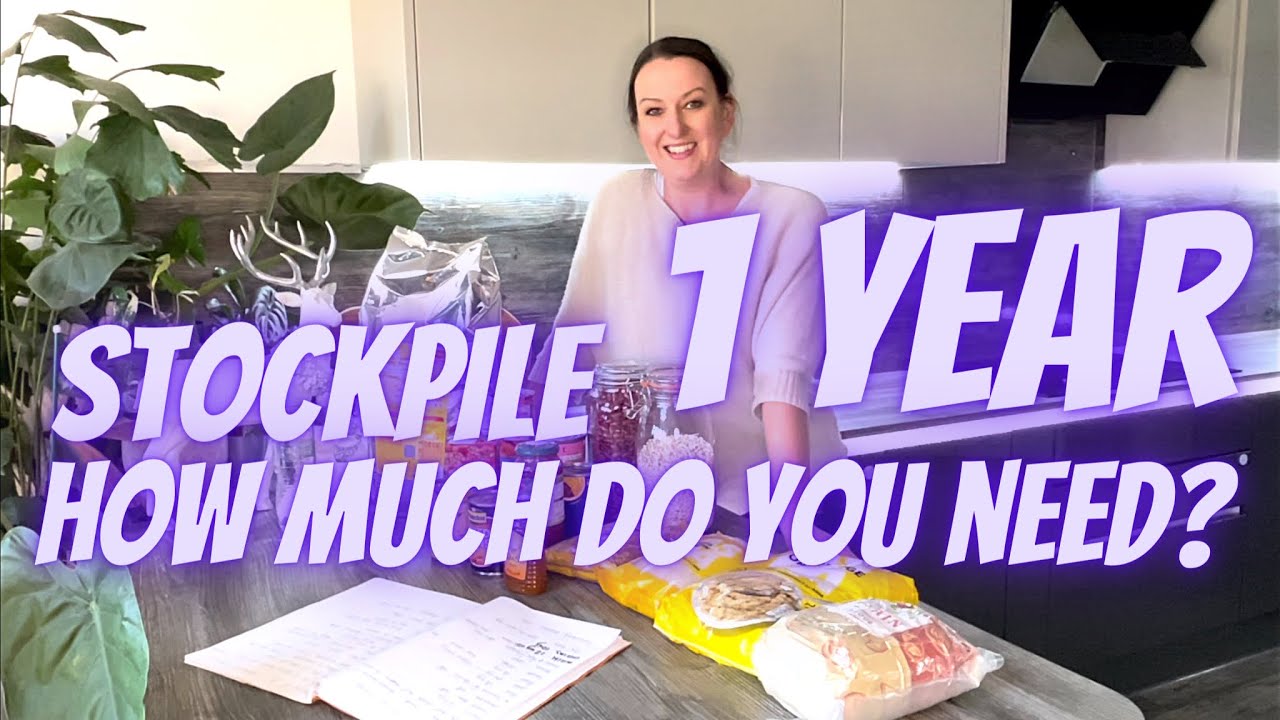 Prepping for food shortages | How Much Do you need to Stockpile for a year | uk preppers