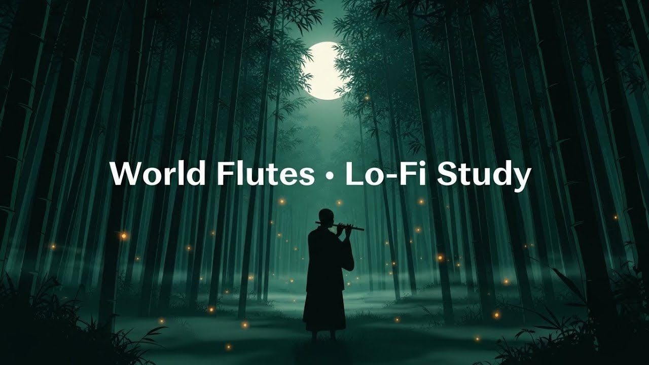 Quiet Lanterns — Lo Fi Study Mix with Native Flutes  2