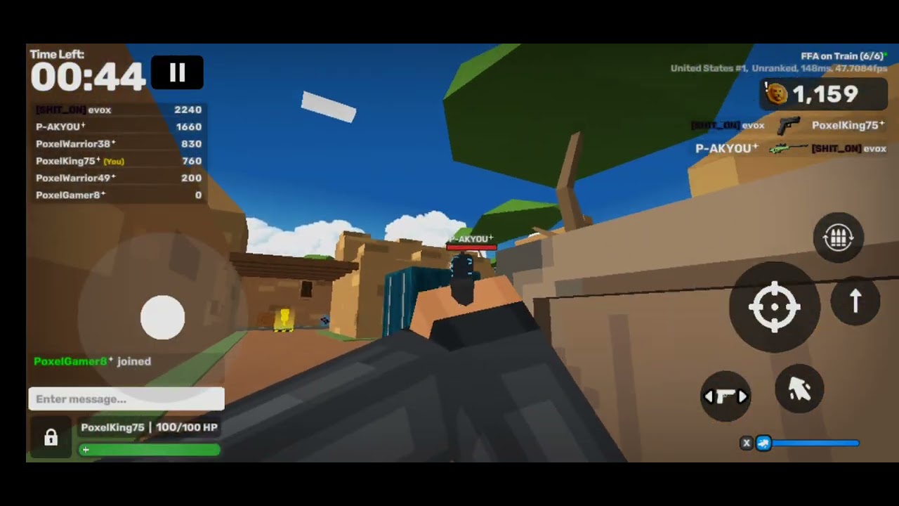 Random poxel 2 min Gameplay