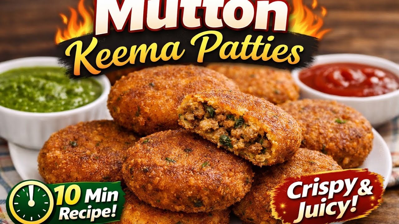 Soft & Juicy Mutton Keema Patties Recipe,Ramadan Special Mutton Keema Patties | Iftar Recipe