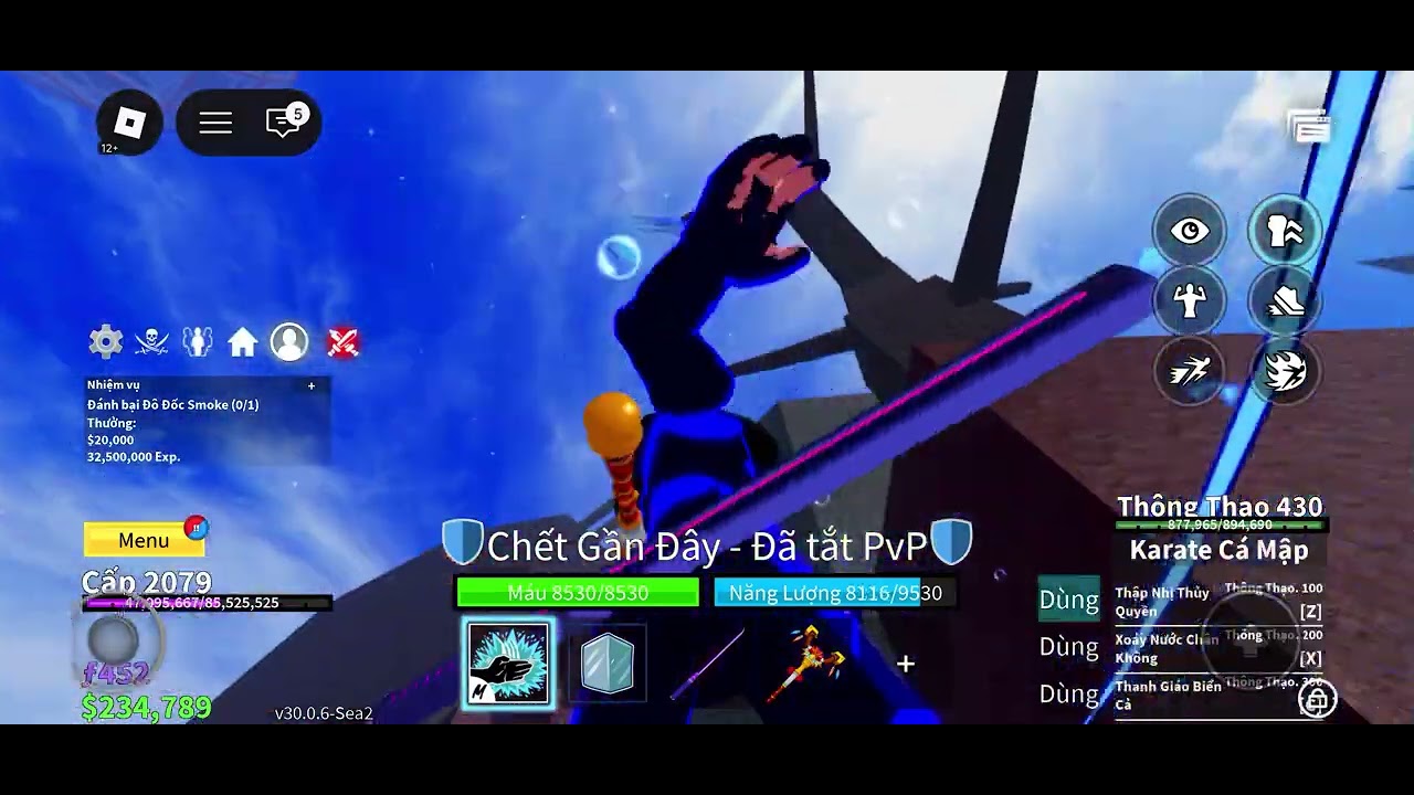 Video đánh hết bot ở biển 2😊