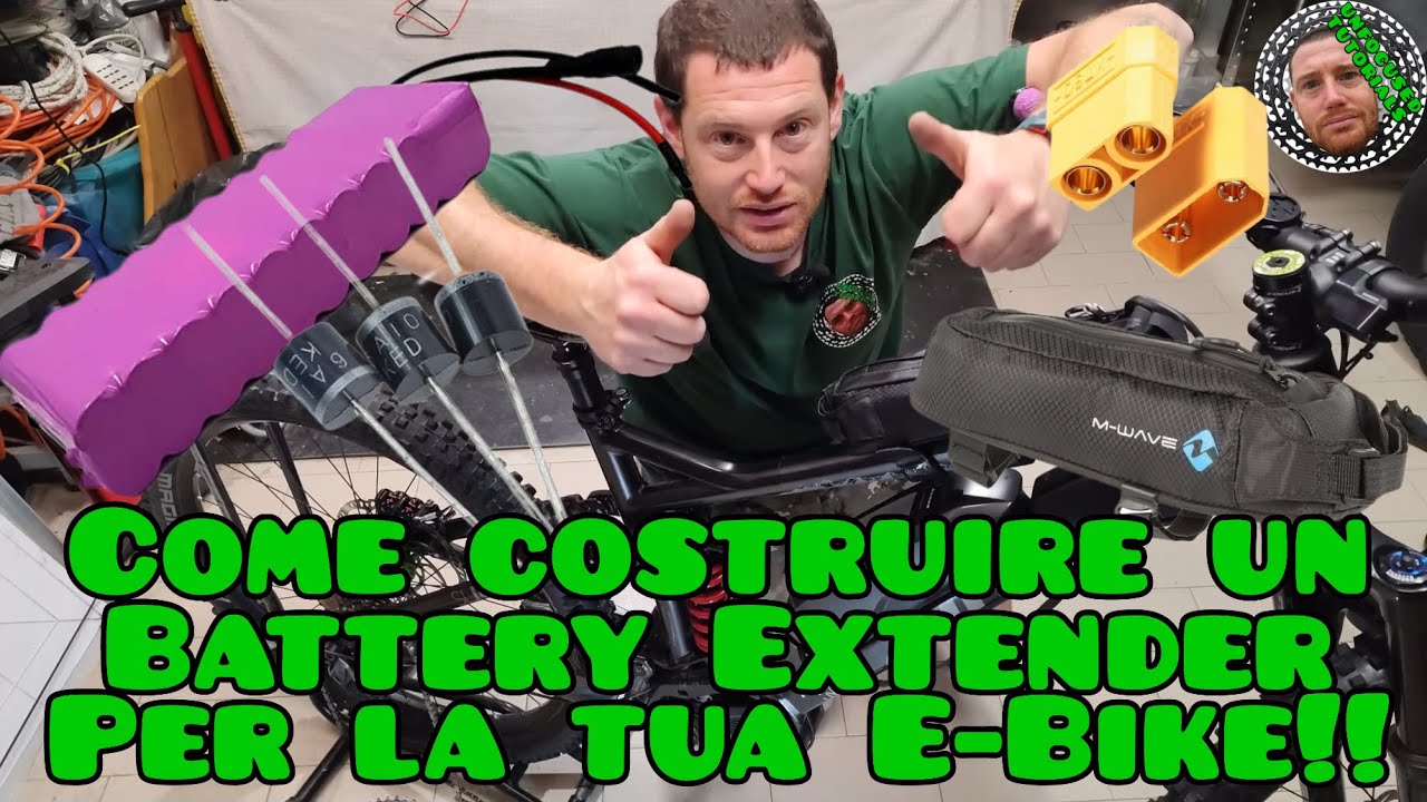 🚴‍♀️ Raddoppia la Distanza con la Tua E-Bike! Costruiamo un Battery Extender ⚡ | Unfocused Tutorials