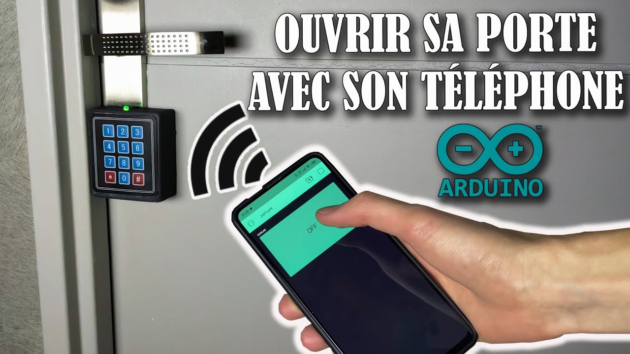 FABRIQUER une SERRURE ELECTRIQUE ARDUINO (RFID, WFI, code)