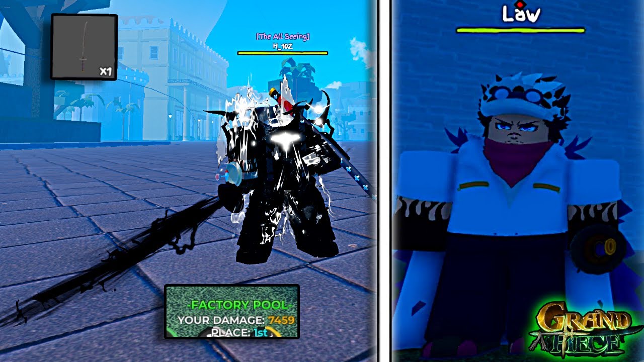 Grinding Law + Factory for Kikoku and Fruits on 4X Drop rate (+ Mythic chest opening) || GPO