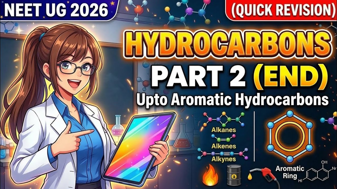 Hydrocarbons Part 2 | Quick Shot NCERT Based | For NEET UG 2026 #neet2026 #hydrocarbons
