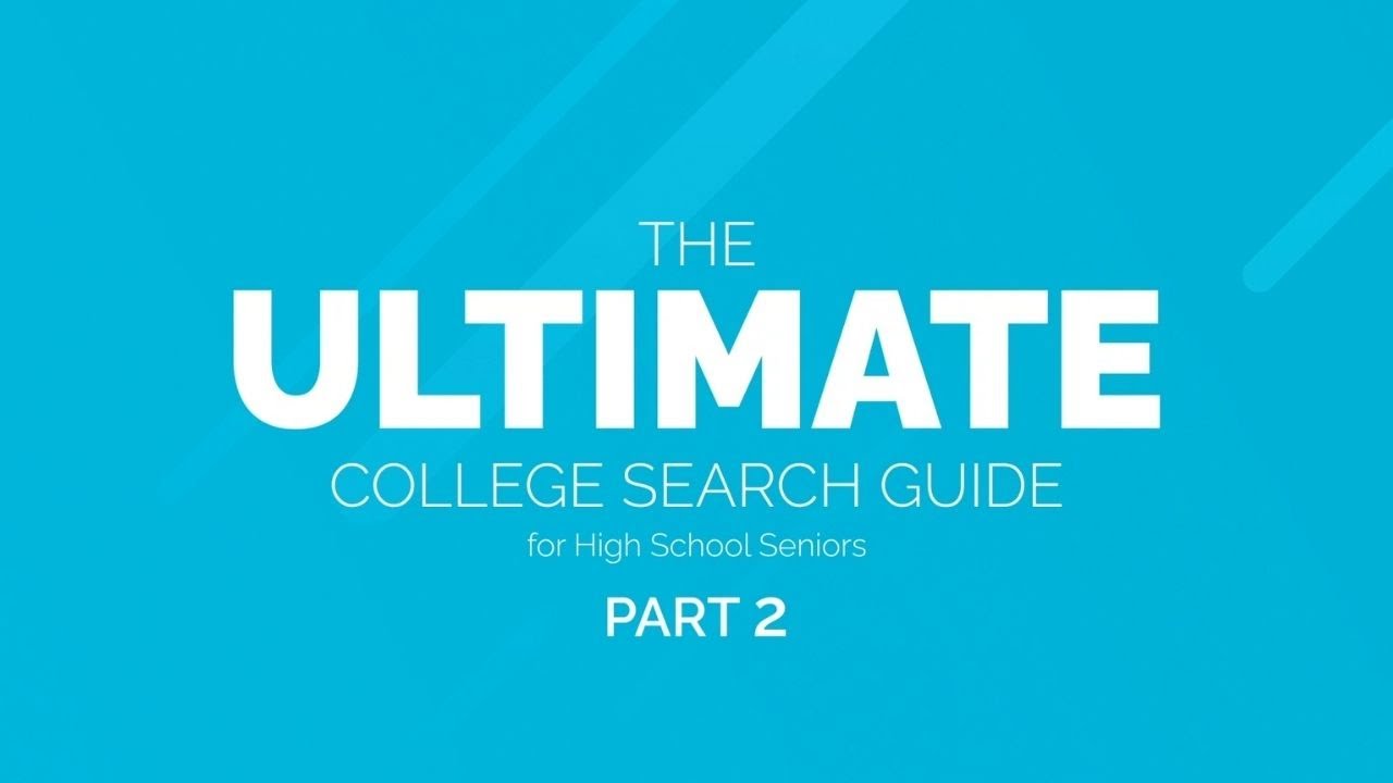 Ultimate College Search Guide - Senior Year - Part 2: File the FAFSA
