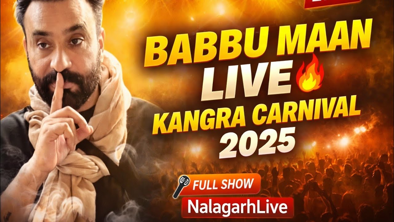 Babbu maan live Kangrakarnival 2026 #babbumaanlivekangra