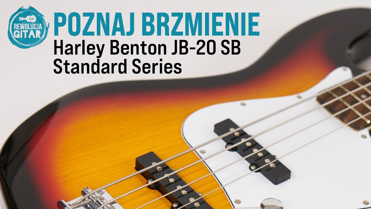 Harley Benton JB-20 SB. TEST.