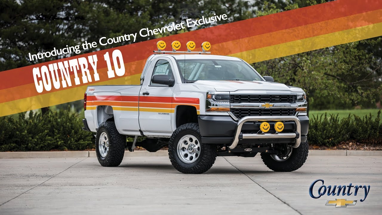 2018 Chevrolet Silverado Regular Cab, Long Bed COUNTRY 10 Retro truck