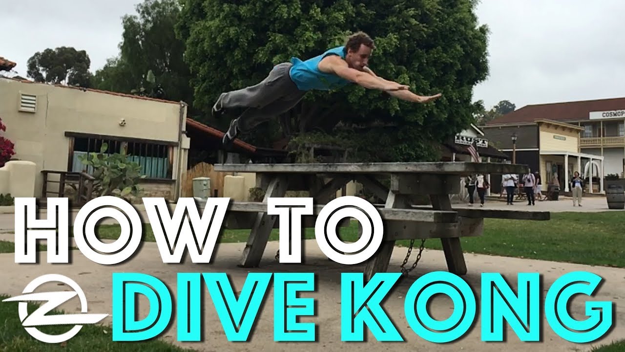 How to DIVE KONG (Intermediate Parkour Tutorial)