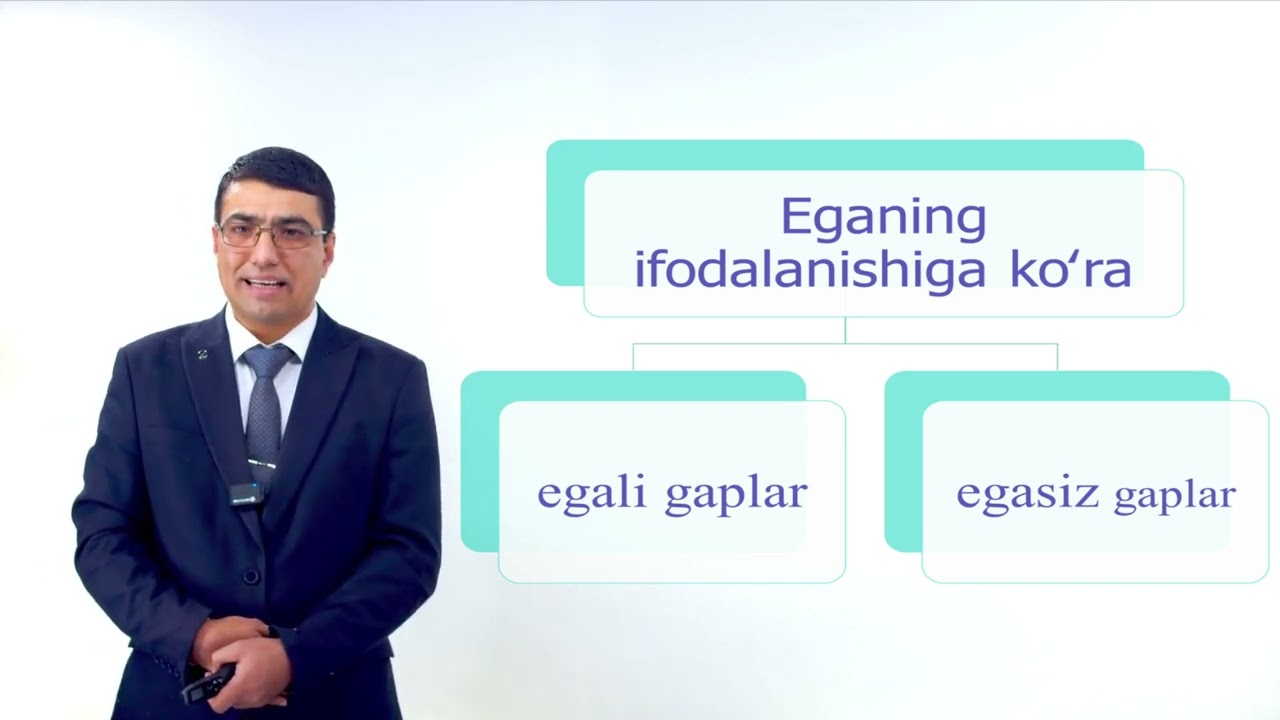 Ega  Egasiz gapning turlari